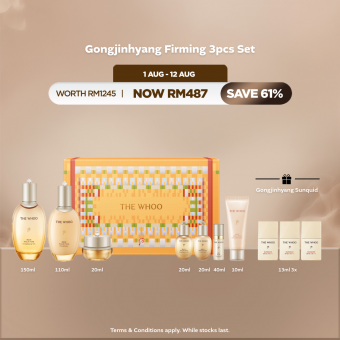 [8.8 Exclusive] GongJinHyang Firming 3pcs Special Set (worth RM1245)