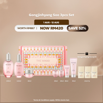 [8.8 Exclusive] Gongjinhyang Hydrating Special 3pcs Set (worth RM867)