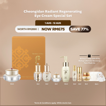 [8.8 Exclusive] Cheongidan Radiant Regenerating Eye Cream Special Set (worth RM2890)