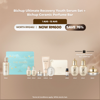 [8.8 Exclusive] Bichup Ultimate Recovery Youth Serum 90ml Set & Ceramic Perfume Bar (worth RM 2461)