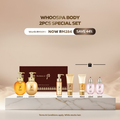 [Mid Month Exclusive] Whoospa bodycare 2pcs set (worth RM509)