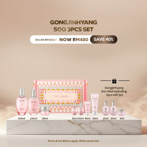 [Mid Month Exclusive] Gongjinhyang Hydrating Special 3pcs Set (worth RM802)