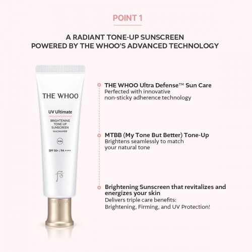 [NEW ARRIVAL] THE WHOO UV Ultimate Tone-up Sunscreen 50ml