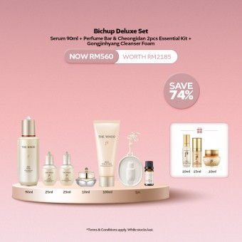 [11.11] Bichup Deluxe Set - Serum 90ml + Perfume Bar & Cheongidan Kit + GJH Cleanser (worth RM2185)
