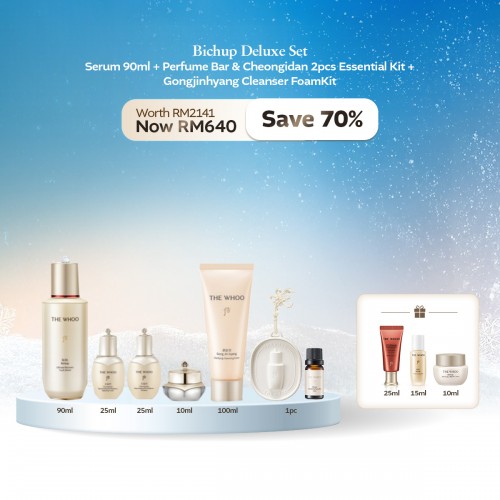 [DEC]  Bichup Deluxe Set - Serum 90ml + Perfume Bar & Cheongidan Kit + GJH Cleanser