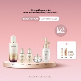 [NOV] Bichup Elegance Set - Serum 90ml + Cheongidan 4pcs Essential Kit