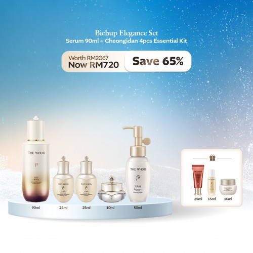 [12.12] Bichup Elegance Set - Serum 90ml + Cheongidan 4pcs Essential Kit