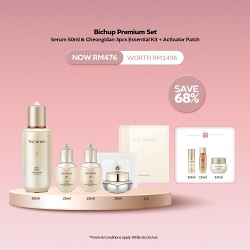[NOV] Bichup Premium Set - Serum 50ml & Cheongidan 3pcs Kit + Activator Patch