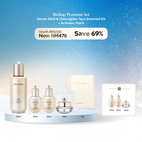 [12.12] Bichup Premium Set - Serum 50ml & Cheongidan 3pcs Kit + Activator Patch