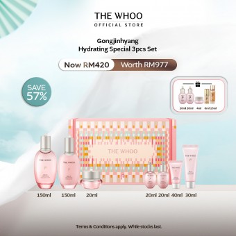[9.9 Exclusive] Gongjinhyang Hydrating Special 3pcs Set (worth RM977)