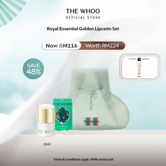 [9.9 Exclusive] THE WHOO Royal Essential Golden Lipcerin Special Set (Holiday Edition) (worth RM588.