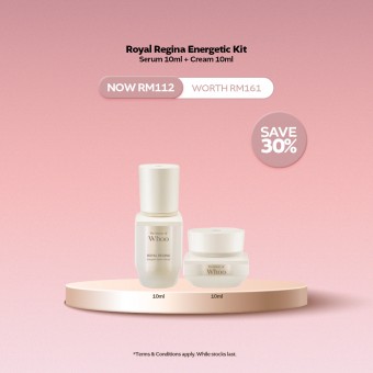 [11.11] Royal Regina Energetic Kit - Serum 10ml + Cream 10ml (worth RM161)