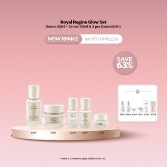 [NOV] Royal Regina Glow Set - Serum 30ml + Cream 50ml & 3 pcs Kit