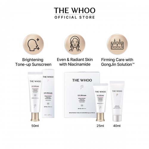 [11.11 | NEW ARRIVAL] THE WHOO UV Ultimate Tone-up Sunscreen 50ml Special Set (worth RM920)