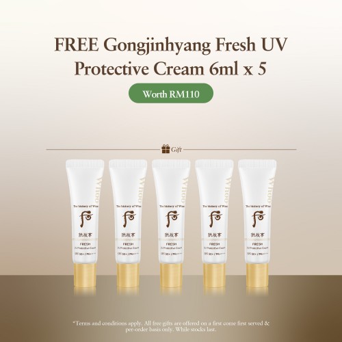 [GWP] Gongjinhyang Fresh UV Protective Cream 6ml Worth RM110 (5 units)