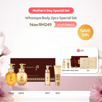 Whoospa bodycare 2pcs set (worth RM445)