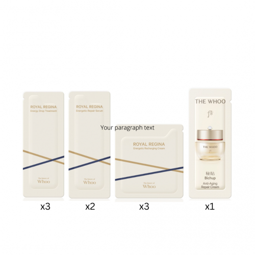 [GWP] Royal Regina 8pcs Trial Pack + Bichup Royal Anti-Aging Repair Cream 1ml