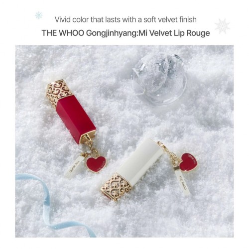 [12.12] Gongjinhyang:Mi Velvet Lip Rouge No.24 Special Set (Holiday Edition)