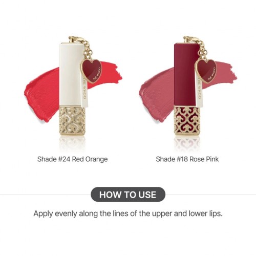 [12.12] Gongjinhyang:Mi Velvet Lip Rouge No.24 Special Set (Holiday Edition)