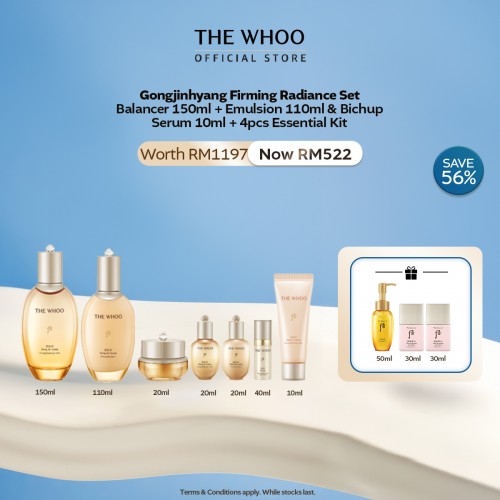 [10.10 Exclusive] GongJinHyang Firming 3pcs Special Set (worth RM1599)