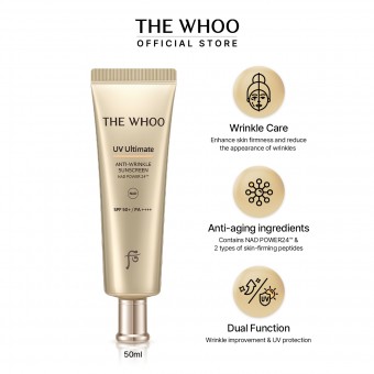 THE WHOO UV Ultimate Anti-wrinkle Sunscreen 50ml  THE WHOO UV Ultimate Anti-wrinkle Sunscreen 50ml