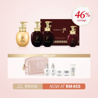 WhooSpa Haircare 3pcs Set + 6x FREE Gifts Worth RM 383